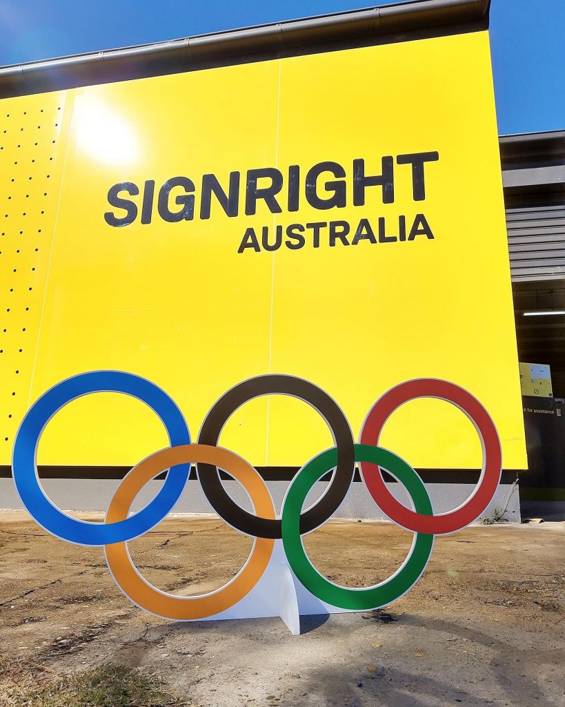 Signright Australia Sign with Olympics logo